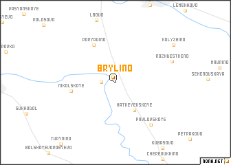 map of Brylino