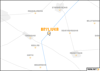 map of Brylivka