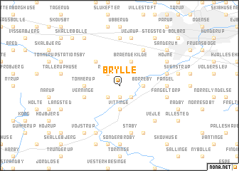 map of Brylle