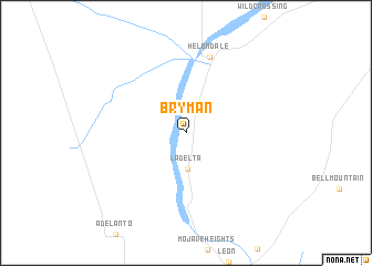 map of Bryman