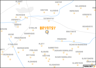 map of Bryntsy