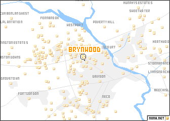 map of Brynwood