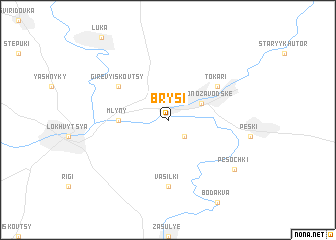 map of Brysi