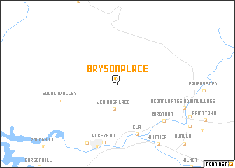 map of Bryson Place