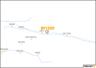 map of Bryson