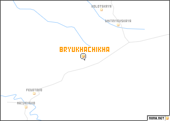 map of Bryukhachikha