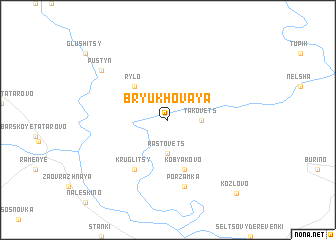 map of Bryukhovaya
