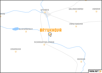 map of Bryukhova