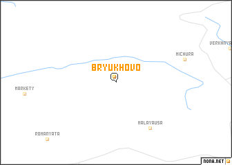 map of Bryukhovo