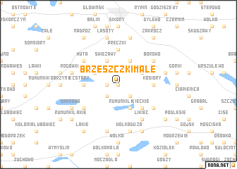 map of Brzeszczki Małe