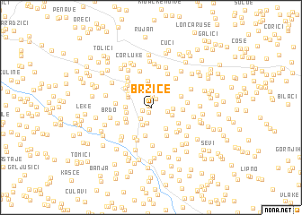 map of Brzice