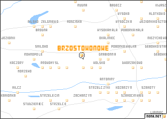 map of Brzostowo Nowe