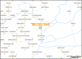 map of Brzostowo