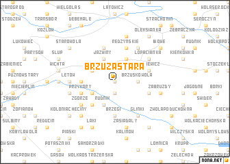 map of Brzuza Stara