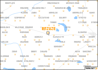 map of Brzuze