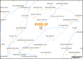 map of Bsaalaf