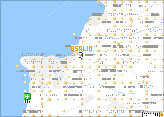 map of Bşālīm