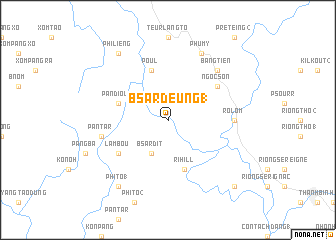 map of B\