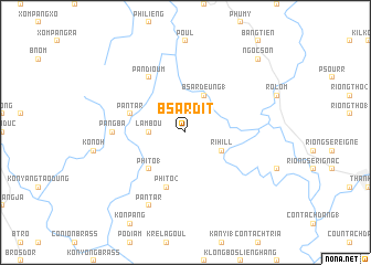 map of B\
