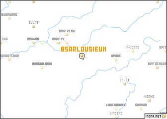 map of B\