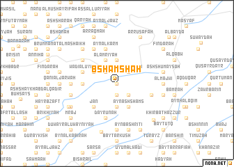 map of Bshamshah