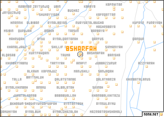 map of Bsharfah