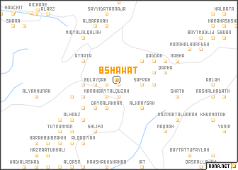 map of Bshawāt