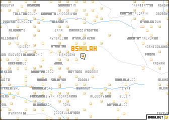 map of Bshīlah