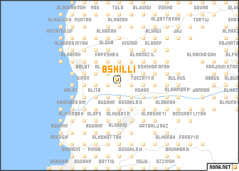 map of Bshillī