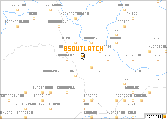 map of B\