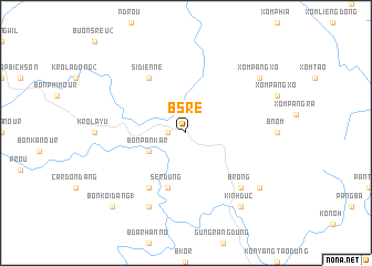 map of B\