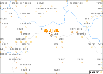 map of B\