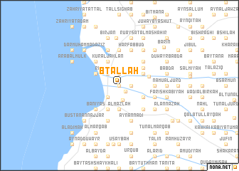 map of Bţallah