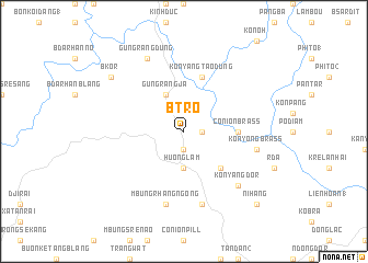 map of B\
