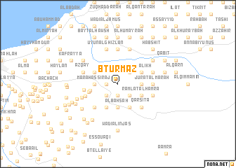 map of Bţurmāz