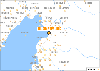 map of Buaden-Suba