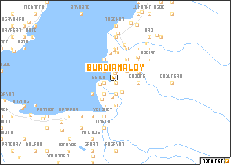 map of Buadi-Amaloy