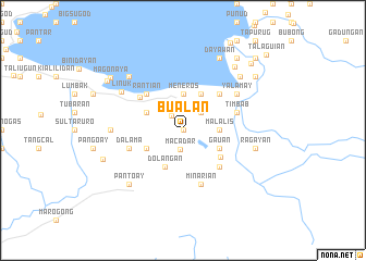 map of Bualan