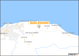 map of Bū al Ashhar