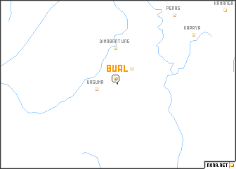 map of Bual