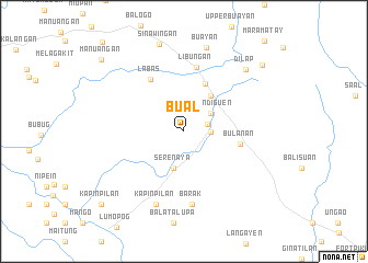 map of Bual