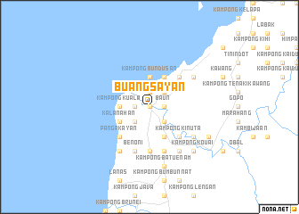map of Buang Sayan