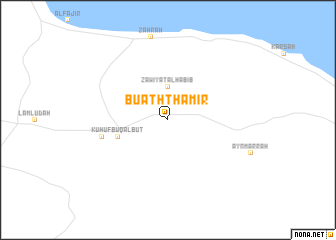 map of Bū ath Thāmir