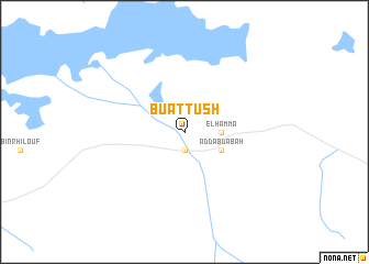 map of Bū ‘Aţţūsh