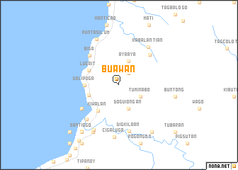 map of Buawan