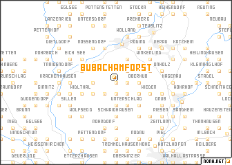 map of Bubach am Forst