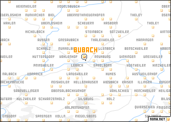 map of Bubach
