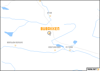 map of Bubakken