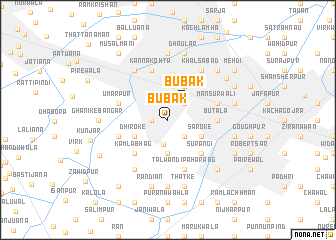 map of Bubak