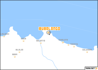 map of Bubalango